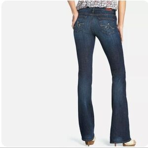 Adriano Goldschmied | AG Jeans Womens 28S Blue The Merlot Boot Flare Leg Denim